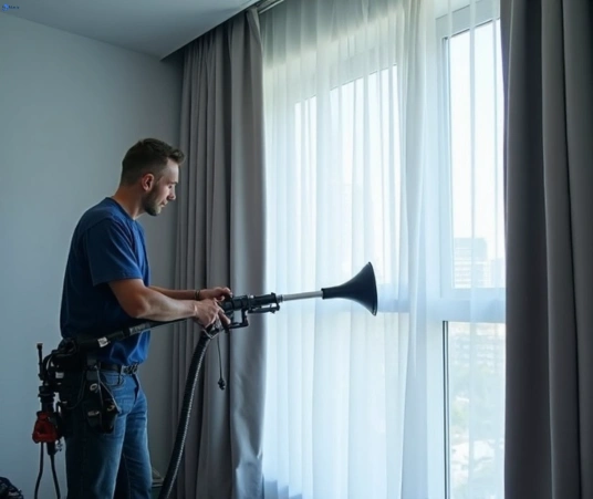 Professional curtain stain removal process equipment Matty Curtain Cleaning banyule-vic